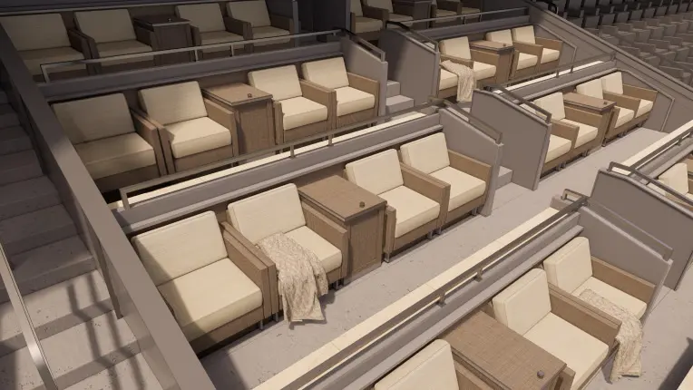 Stadium rendering