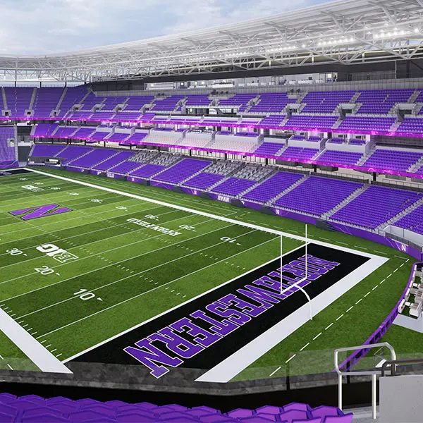 Rendering of inside of new stadium