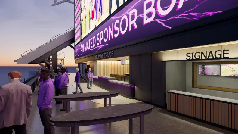 Stadium rendering