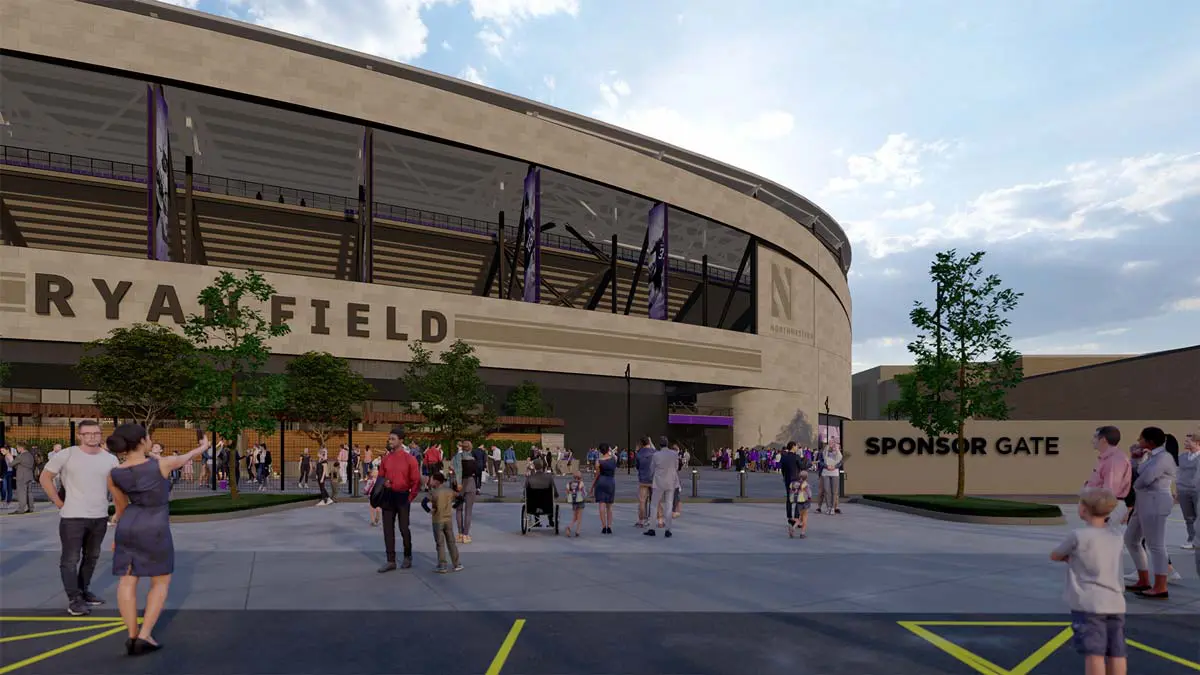 Stadium rendering